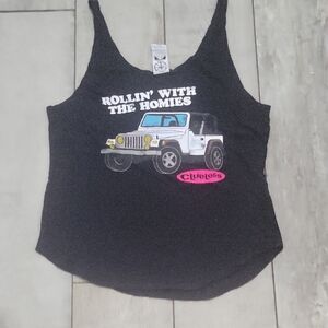 Paramount Clueless Black Graphic Tank Top Size M #335-369